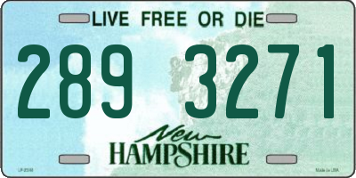 NH license plate 2893271