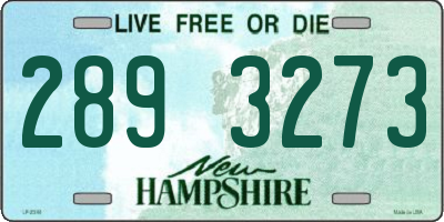 NH license plate 2893273