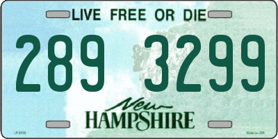 NH license plate 2893299