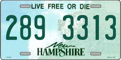 NH license plate 2893313