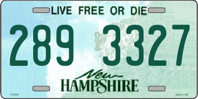 NH license plate 2893327
