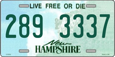 NH license plate 2893337