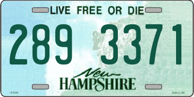 NH license plate 2893371