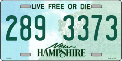NH license plate 2893373