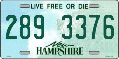 NH license plate 2893376