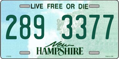 NH license plate 2893377