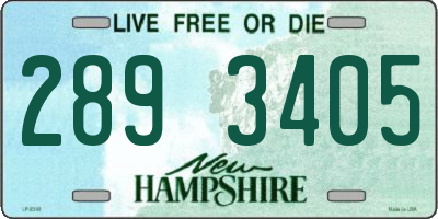 NH license plate 2893405