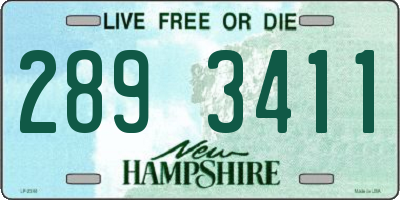 NH license plate 2893411