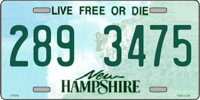 NH license plate 2893475