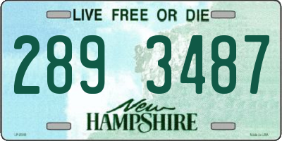 NH license plate 2893487