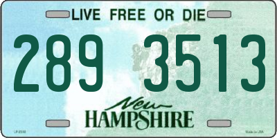 NH license plate 2893513
