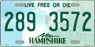NH license plate 2893572