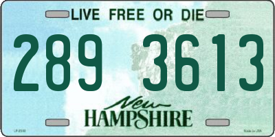 NH license plate 2893613