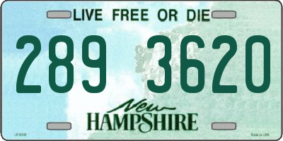 NH license plate 2893620