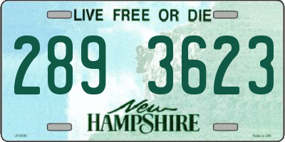NH license plate 2893623