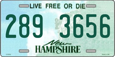 NH license plate 2893656
