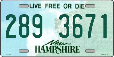 NH license plate 2893671