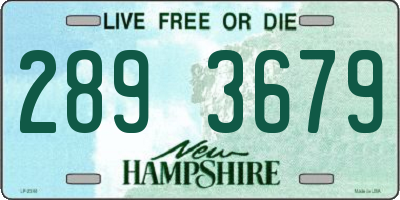 NH license plate 2893679