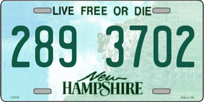 NH license plate 2893702
