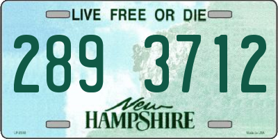 NH license plate 2893712