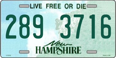 NH license plate 2893716