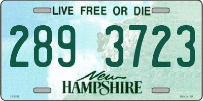 NH license plate 2893723