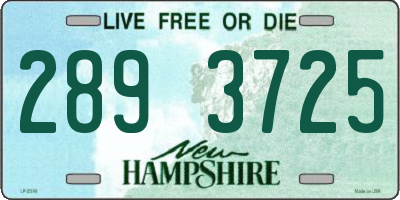NH license plate 2893725
