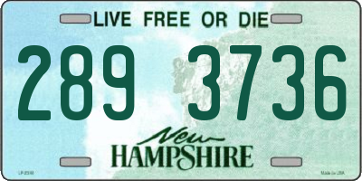 NH license plate 2893736