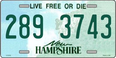 NH license plate 2893743