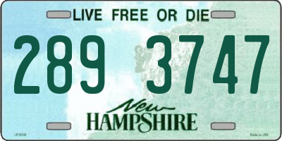 NH license plate 2893747