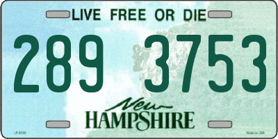 NH license plate 2893753