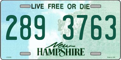 NH license plate 2893763