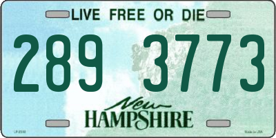 NH license plate 2893773