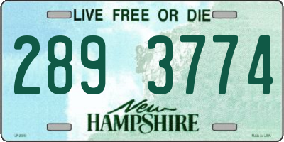 NH license plate 2893774