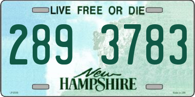 NH license plate 2893783