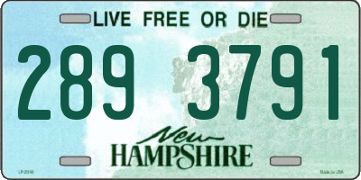 NH license plate 2893791