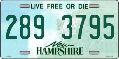 NH license plate 2893795