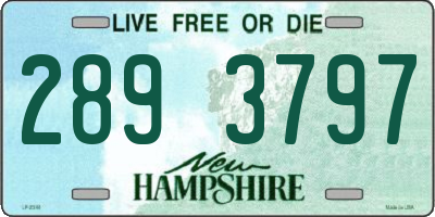 NH license plate 2893797