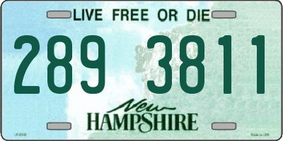 NH license plate 2893811