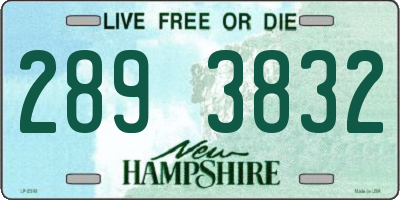 NH license plate 2893832