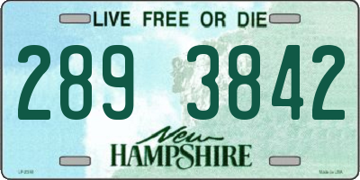 NH license plate 2893842