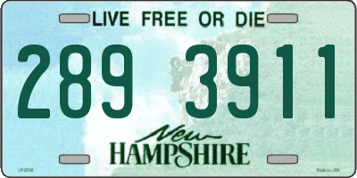 NH license plate 2893911