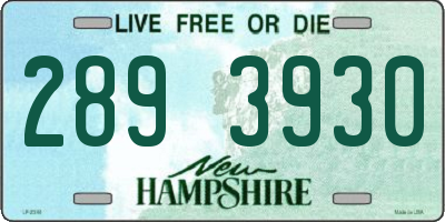 NH license plate 2893930