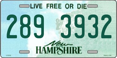 NH license plate 2893932