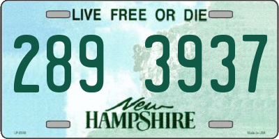 NH license plate 2893937