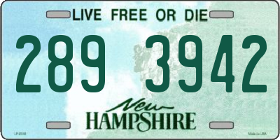 NH license plate 2893942