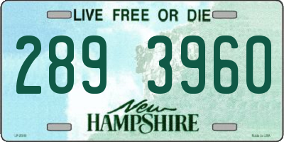 NH license plate 2893960