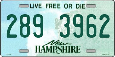 NH license plate 2893962