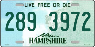 NH license plate 2893972