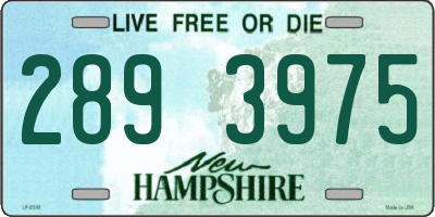NH license plate 2893975